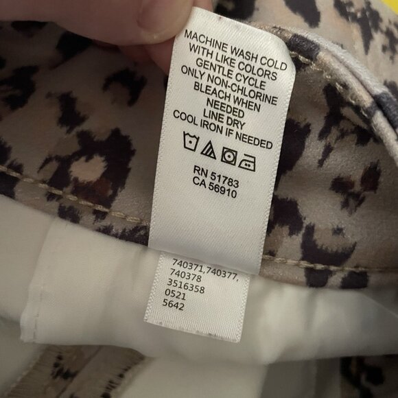 Maurices Women 14 Leopard Faux Suede High Waist Button Front Mini Skirt - Picture 9 of 9